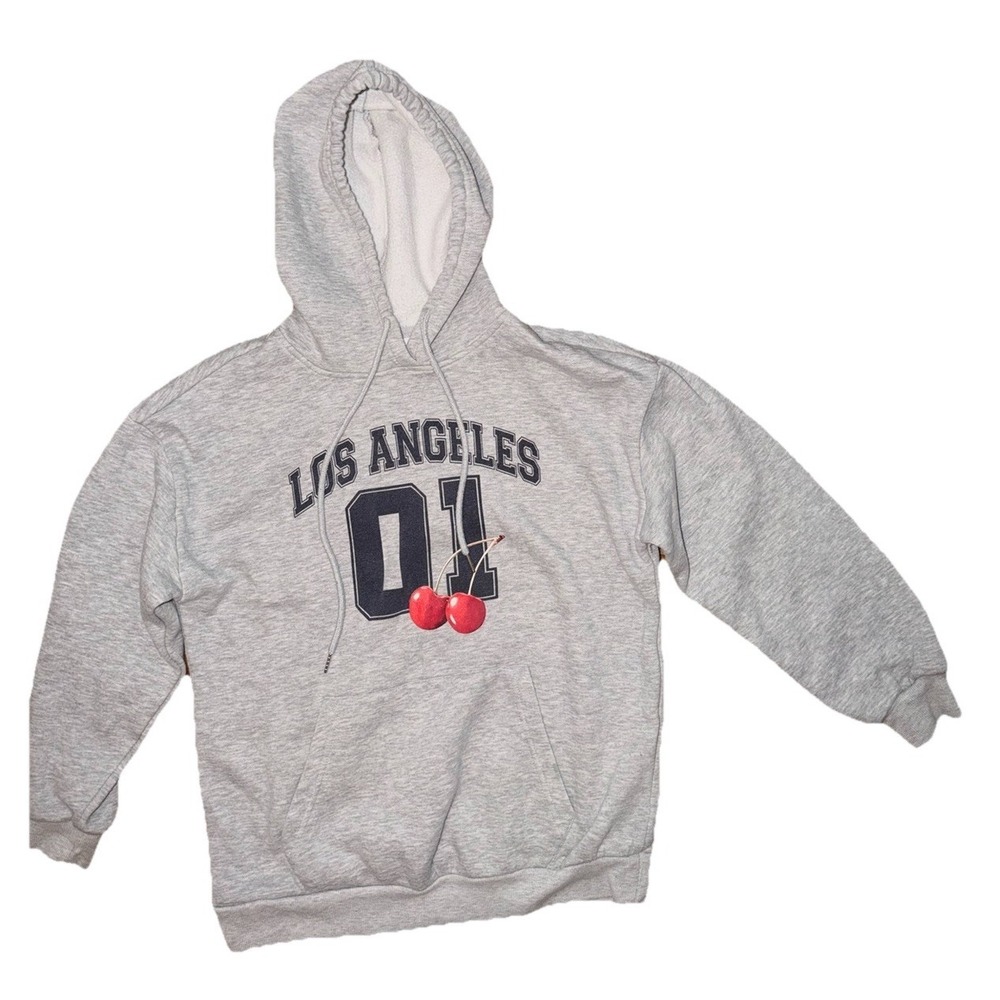No Boundaries Women's Pullover Hoodie Size S Gray